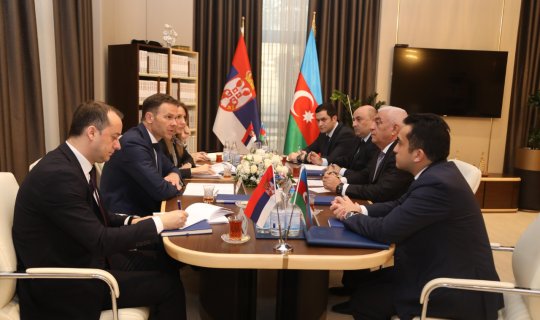 “AzərEnerji” rəhbəri ilə Serbiyalı nazirlərin görüşü olub