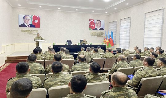 Zakir Həsənov Quru Qoşunlarının qərargahında olub - FOTO