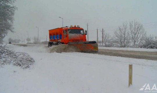 Yollardakı son vəziyyət açıqlandı