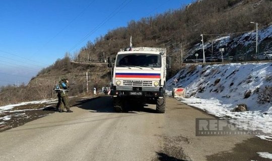 Bu gün Xankəndi-Laçın yolunda sülhməramlıların 61 avtomobilinin hərəkətinə şərait yaradılıb - YENİLƏNİB