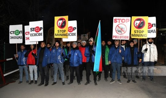 Xankəndi-Laçın yolunda aksiya davam edir, etirazçılar dünya ictimaiyyətini ekologiyanı qorumağa çağırırlar