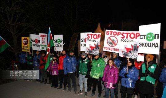 Xankəndi-Laçın yolu: etirazçılar dünya ictimaiyyətini ekologiyanı qorumağa çağırırlar