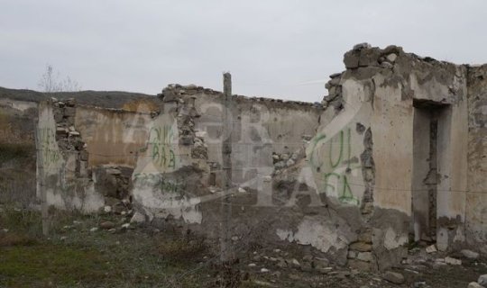 Ermənilərin viran qoyduğu Cəbrayılın Sarıcallı kəndi - FOTO