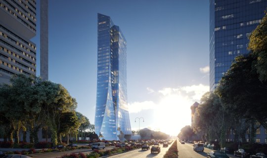 Mərkəzi Bankın yeni binasının tikintisi dayandırılıb?