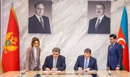 Azərbaycan və Monteneqro hava əlaqələri haqqında sazişi imzalayıb - FOTO