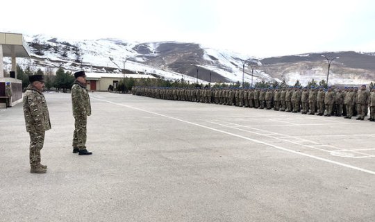 Baş Qərargah rəisi hərbi hissələrin intensiv döyüş hazırlığını yoxlayıb - FOTO