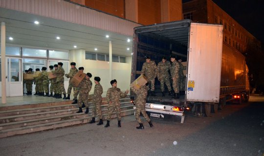 Müdafiə Nazirliyi Türkiyəyə növbəti partiya yardım göndərib