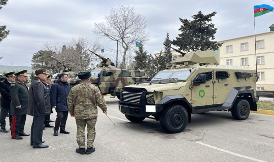 Gürcüstan Müdafiə Qüvvələri komandanı Azərbaycanda hərbi hissələri ziyarət edib