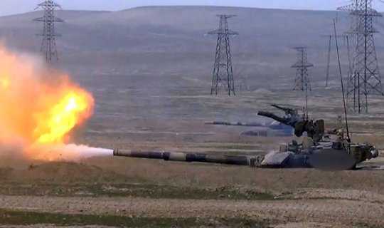 MN: Tanklardan müxtəlif çalışmalar yerinə yetirilib - VİDEO