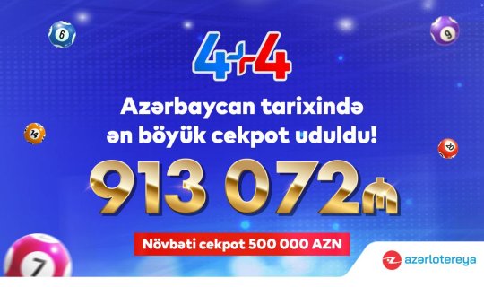 Azərbaycanda 913 000 manatlıq cekpot uduldu – TARİXİ UDUŞ
