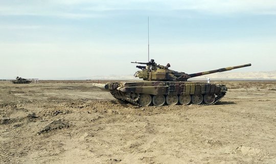 Azərbaycan Ordusunun tank bölmələrində döyüş hazırlığı yoxlanıb - FOTO/ VİDEO