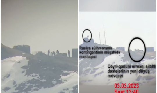 Qarabağdakı erməni quldurlar yeni döyüş mövqeləri yaradırlar: Bəs sülhməramlılar hara baxırlar? - VİDEO