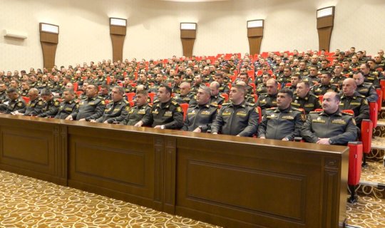 Əlahiddə Ümumqoşun Orduda komandir hazırlığı məşğələsi keçirilib - FOTO/VİDEO