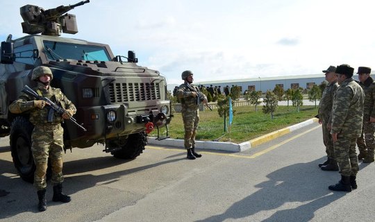 NATO nümayəndə heyəti hərbi hissədə olub - FOTO