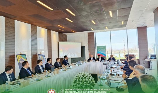 Ağdamda İqtisadi məsələlər üzrə İşçi Qrupun iclası keçirildi