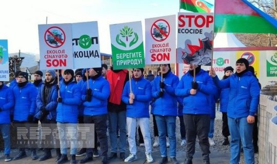 Ekofəallar 95 gündür Xankəndi-Laçın yolunda dünya ictimaiyyətini ekologiyanı qorumağa çağırırlar