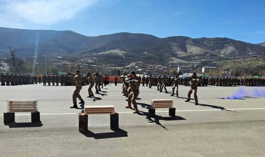 Hərbi hissələrin döyüşə hazırolma vəziyyəti yoxlanıb - FOTO