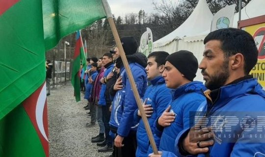 Xankəndi-Laçın yolu: Aksiya iştirakçıları 97 gündür dünya ictimaiyyətinə çağırışlar edirlər