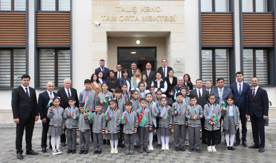 Talış kəndindəki tam orta məktəbdə ilk zəng çalınıb, uşaq bağçasında tədrisə başlanılıb- -YENİLƏNİB