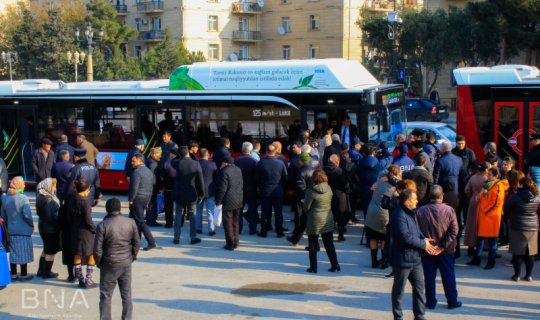 Son 3 ildə avtobusla sərnişindaşıma 1,6 dəfə azalıb