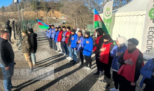 Xankəndi-Laçın yolu: Ekofəalların aksiyası 123 gündür yüksək fəallıqla davam edir
