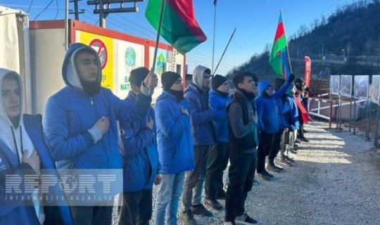 Xankəndi-Laçın yolu: Ekofəalların aksiyası 127 gündür yüksək fəallıqla davam edir