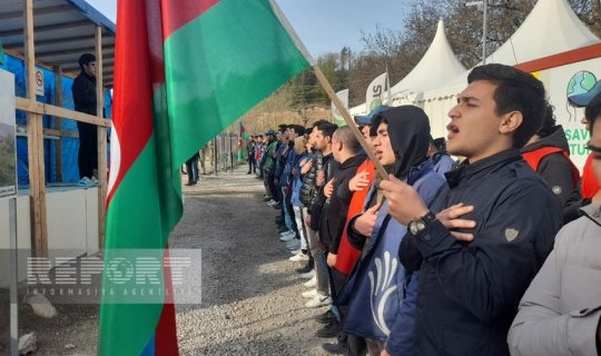 Xankəndi-Laçın yolu: Ekofəalların aksiyası 134 gündür yüksək fəallıqla davam edir