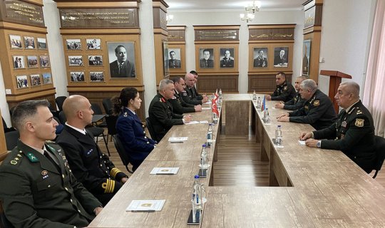 Bakıda Azərbaycan, Türkiyə və Gürcüstan hərbi təhsil müəssisələri rəhbərlərinin üçtərəfli görüşü keçirilib