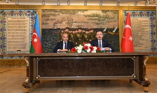 Azərbaycanla Türkiyə arasında mühüm sənəd imzalandı