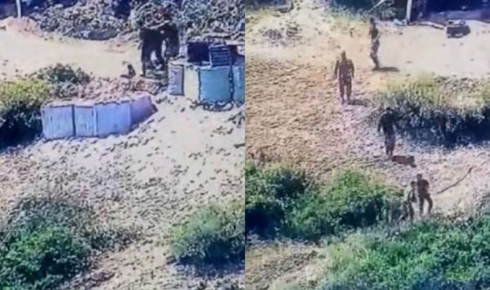 Ermənistan ordusundakı özbaşınalığı əks etdirən VİDEO