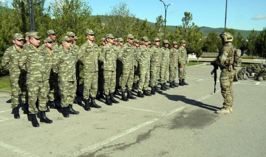 Hərbi vəzifəlilərin növbəti təlim toplanışı keçirilir - FOTO