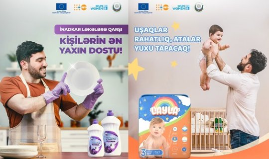 Kişilər qab yudu, uşaq bezini dəyişdirdi, yemək bişirdi -xa0 VİDEO