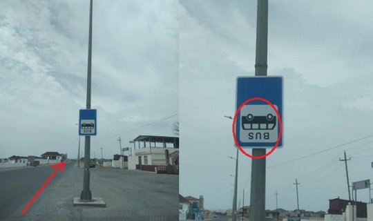 Paytaxtın bu ərazisindəki dayanacaq gülüş doğurdu - FOTO