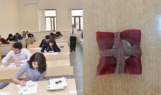 Ali təhsilli şəxs magistratura imtahanına cadu ilə gəldi - FOTO