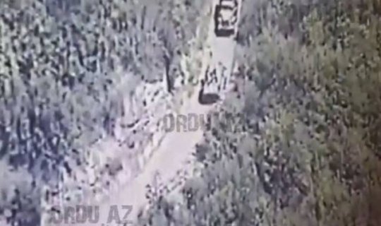 Sülhməramlılar ermənilərin qanunsuz daşımalarını müşayiət edirxa0- VİDEO