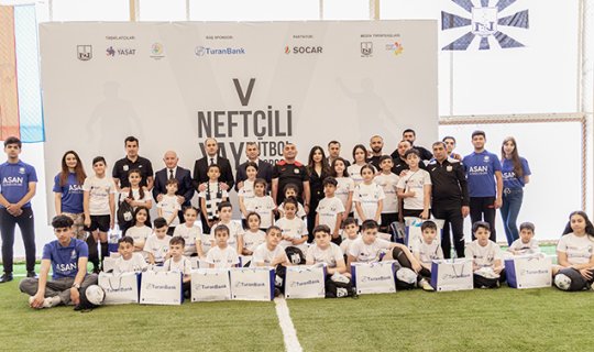 TuranBank-ın dəstək olduğu “V Neftçili Yay Futbol Düşərgəsi”nə start verildi - FOTO