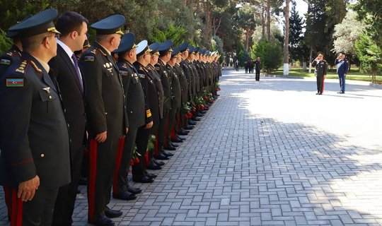 Hərbi qulluqçulara ali hərbi rütbələr təqdim edildi - FOTO