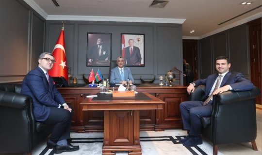 Orxan Məmmədov Türkiyənin ticarət naziri ilə görüşüb