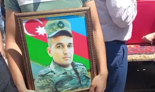 Kəlbəcərdə həlak olan hərbçimiz dəfn edildi - VİDEO