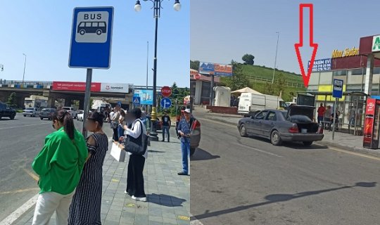 İşə yaramayan dayanacaq: insanlar günün altında qalmağa məcbur olur - FOTO