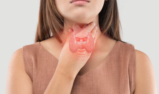 Üzün qızarması – Qalxanvari vəzin xərçəngi