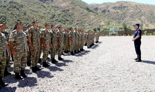 Baş prokuror azad olunmuş ərazilərdə olub, hərbçilərlə görüşüb - FOTO