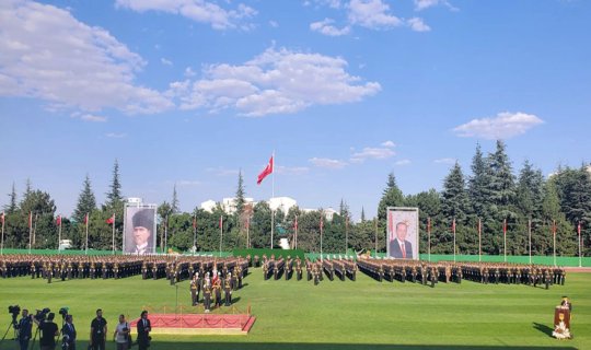 Zakir Həsənov Türkiyənin Quru Qoşunları məktəbinin buraxılış mərasimində iştirak edir - YENİLƏNİB