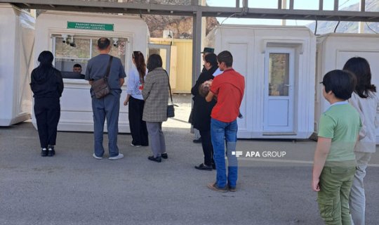 Qarabağda yaşayan erməni sakinlərin “Laçın” sərhəd-buraxılış məntəqəsindən sərbəst keçidi davam edir