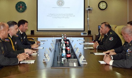 Hərbi qulluqçularımız Gürcüstana səfər etdi