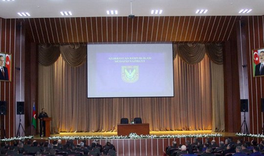 Azərbaycan Ordusunun komandanlıq heyətinin iştirakı ilə konfrans keçirilir