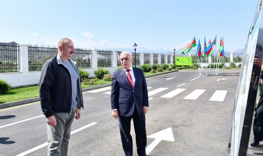 Prezident “Cahangirbəyli” Su Elektrik Stansiyasının açılışında iştirak edib - YENİLƏNİB