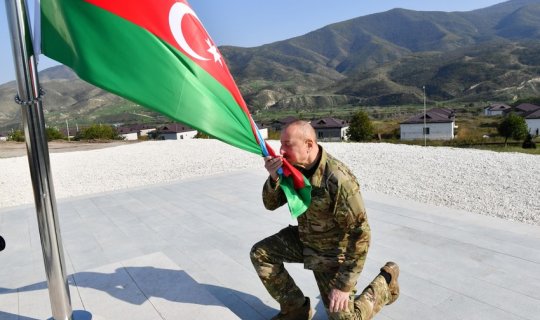 Prezident: Bu gün Xankəndidə olmağımızın əsas səbəbkarı Azərbaycan xalqıdır, Azərbaycan övladıdır