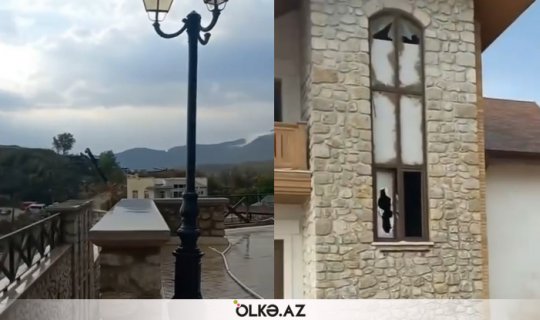 Xocalıda erməni generalının villası - VİDEO
