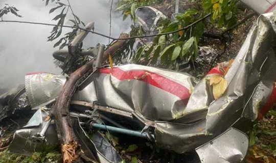 İtaliyada helikopter qəzası - Qadın pilot öldü